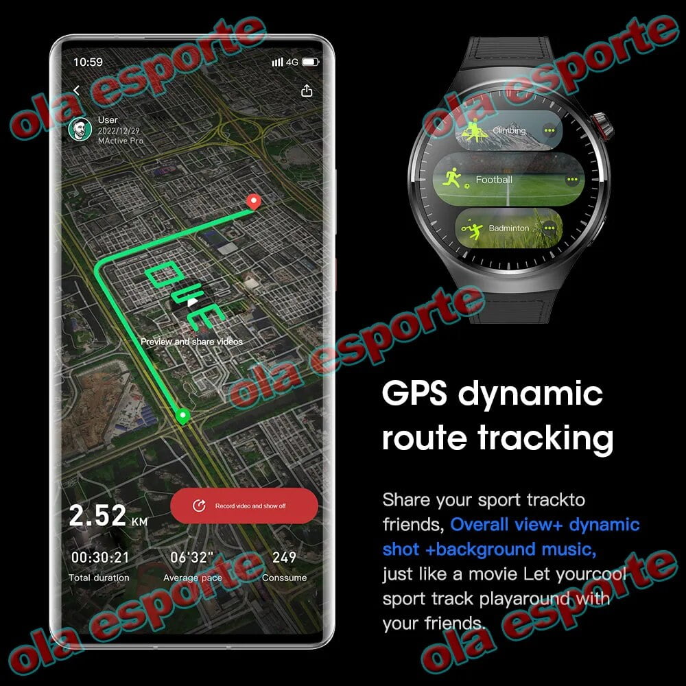 NFC Smartwatch Men Women Bluetooth Call New Compass Smart Watch 5 Pro Smart Island Waterproof Watch for Huawei Xiaomi Pk GT3 Pro
