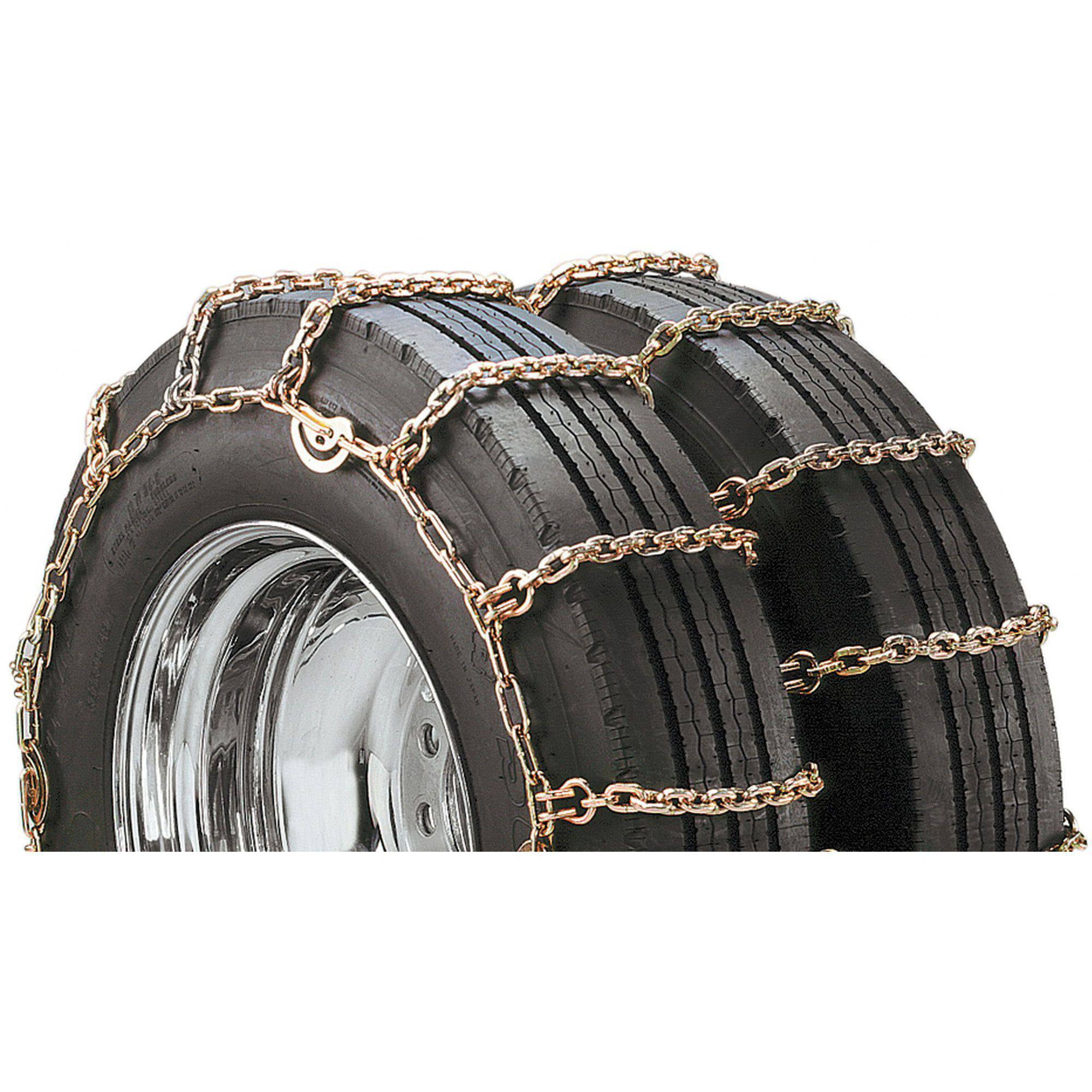 Square Link Alloy Truck Chains with Camlock For Dual/Triple