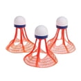 thumbnail image 2 of SPRING PARK 3Pcs Windproof Plastic Badminton Balls Shuttlecocks for Indoor Outdoor Sports Fitness Game, 2 of 7