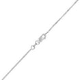thumbnail image 3 of Floreo 10k White Gold Solid Box Chain Link Necklace, 3 of 5
