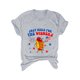 thumbnail image 1 of Blusas de Manga Corta para las Mujeres Divertido Impreso Cuello Redondo Tee, Vintage Humor Gráfico Blusas de Primavera para las Mujeres, 1 of 4