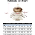 thumbnail image 2 of Baby Boys Girls Down Jacket Toddler Winter Warm Puffer Down Coat Cotton Hooded Fur Snowsuit, 2 of 4