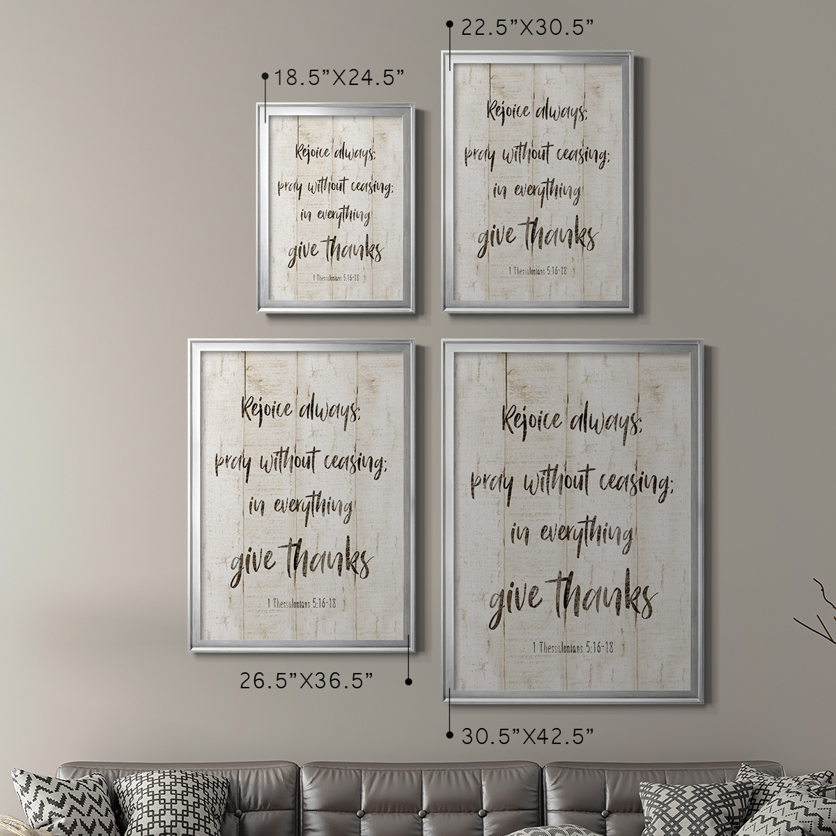 Rejoice Always Premium Classic Framed Print - Ready to Hang