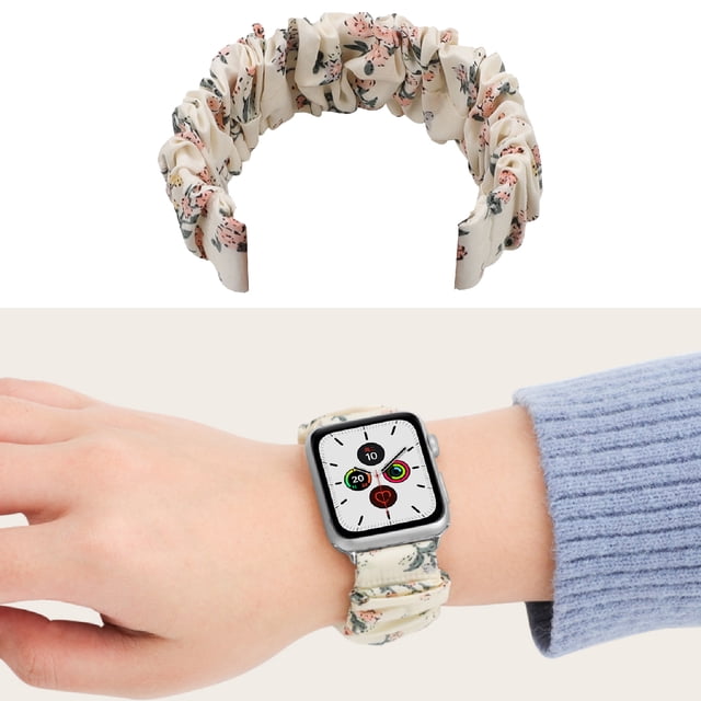Gwong Electrónica Banda de reloj de relojes elásticos de 38 mm / 42mm / 40mm / 44mm de reloj de reloj de reloj de poliéster cómodo cómodo para el reloj de Apple