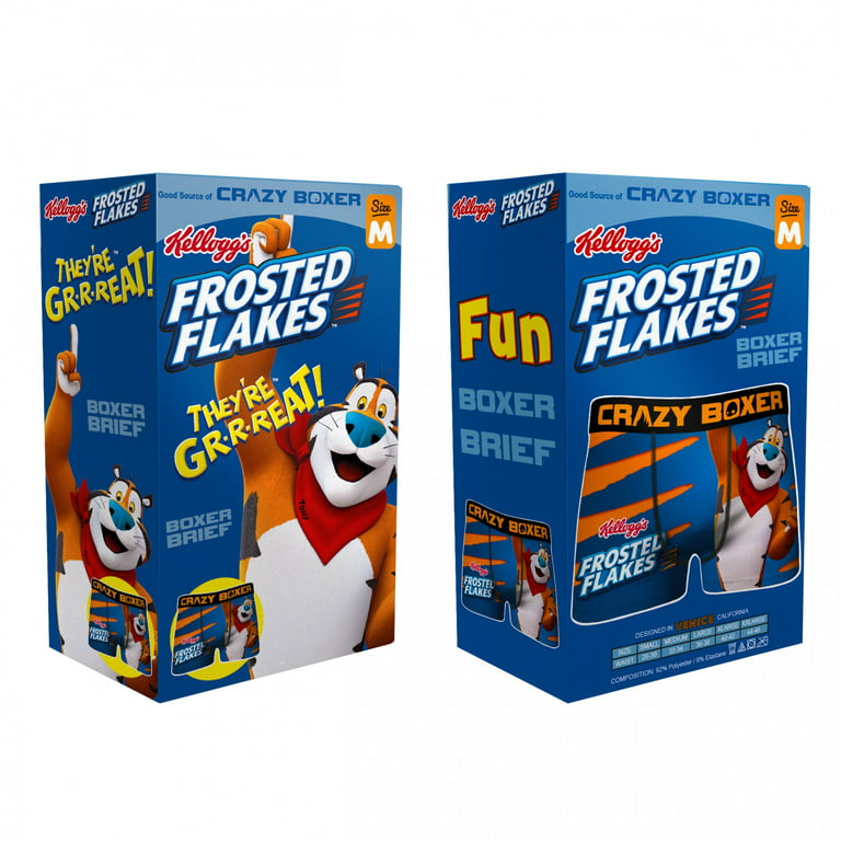 Crazy Boxers Frosted Flakes Tony the Tiger Boxer Briefs in Cereal
