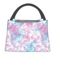 thumbnail image 1 of Easygdp Tie Dye Bolsa de Almuerzo Insulada Reutilizable, Bolsa de Mano y Bandolera para Oficina, Trabajo, Viajes, 1 of 6