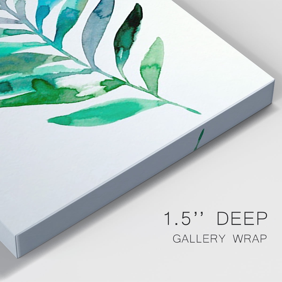 Palm Frond Flow III Premium Gallery Wrapped Canvas - Ready to Hang