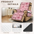 thumbnail image 3 of TSOVTHRID Pink Sugar Skull Recliner Chair Covers Non Slip Lazy Boy Recliner Cover Stretch Reclining Chair Cover Rose Heart Print Washable Furniture Protector Covers for Valentine's Day Decor, 3 of 7