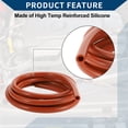 thumbnail image 6 of Unique Bargains 10Ft 3/8" 10mm ID 3mm Thickness Silicone Vacuum Hose for Air and Water Red, 6 of 8