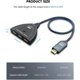 thumbnail image 5 of Switch HDMI 8K de 3 Puertos, KSRplayer 4K@120Hz/8K@60Hz, 3 en 1 Salida, HDMI 2.1 Splitter con Cable de 1.64 Pies, Caja Selectora de Switch HDMI para Monitor PS5 PS4 Roku Xbox TV, Soporte VRR ALLM HDR, 5 of 7