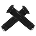 thumbnail image 4 of WASHWEPE Bike Handlebar Grips 1 Pair Black Rubber Ergonomic Grip for Cyclists Motorcycle Riders, 4 of 7