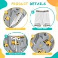 thumbnail image 3 of joogoo Cartoon Excavator Trucks-h2 Boys Swim Trunks Beach Swimsuit Shorts Boxer 4T, 3 of 8