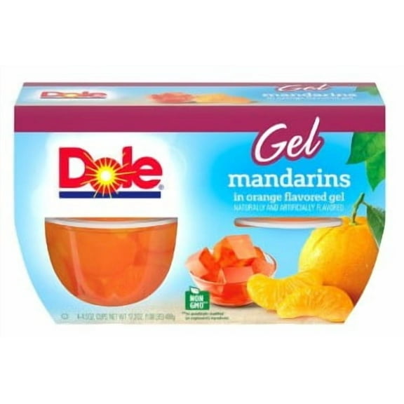 Dole Fruit Bowls Mandarins in Orange Gel (Pack of 20)