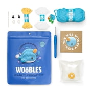 The Woobles Beginner Crochet Amigurumi Kits - Narwhal the Whale