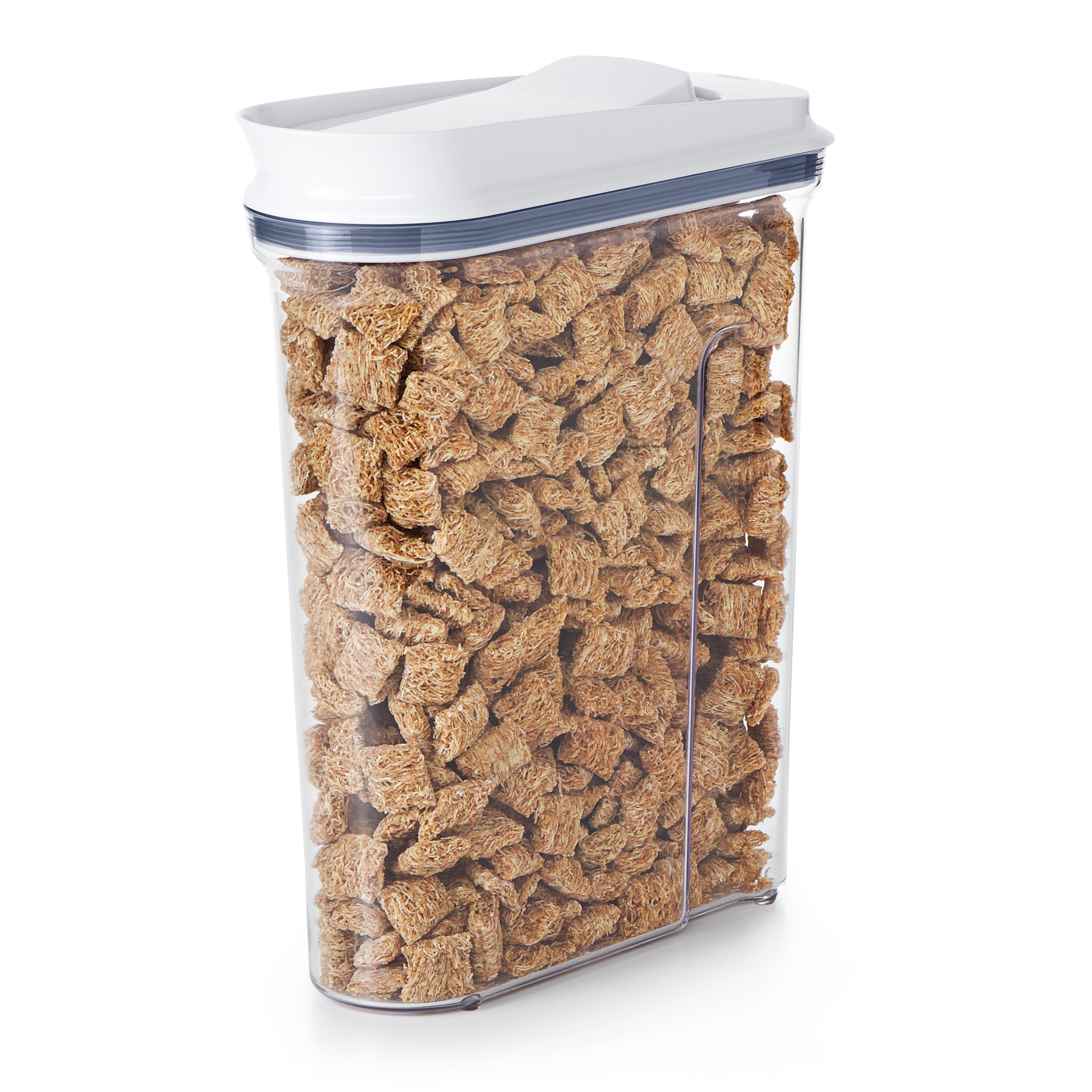 (2 pack) OXO POP Container 4.5-Qt Large Cereal Dispenser Food Storage Container, White