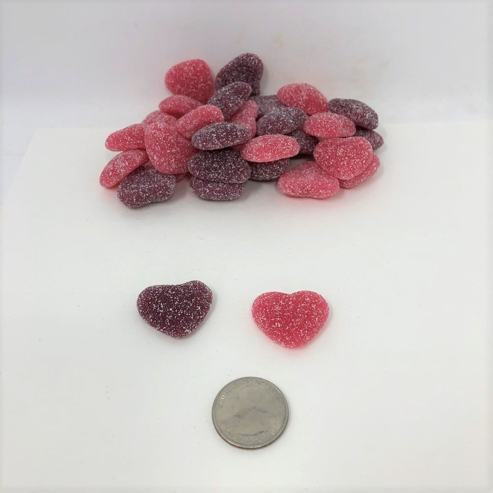 Sweet Tart Gummy Hearts 2 pounds Sweet Tarts Heart Gummies Walmart