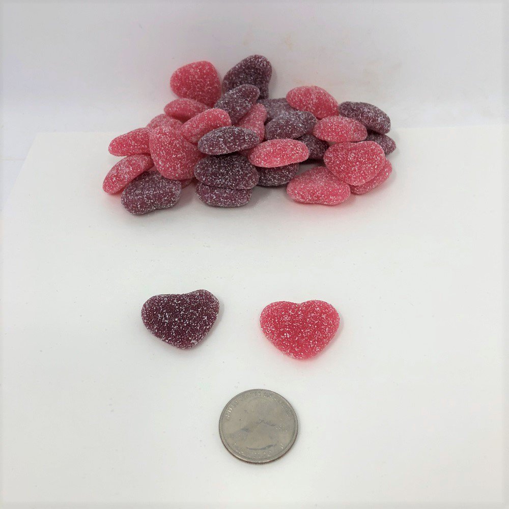Sweet Tart Gummy Hearts 2 pounds Sweet Tarts Heart Gummies Walmart