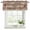 Brown Red, variant on 2 Pack Vintage Farmhouse Valances for Windows Bedroom Living Room Window Treatments, Brown Country Star Berries Wooden Grain Rod Pocket Valance Drapes Short Kitchen Curtains Over Sink 42"x12"