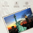 thumbnail image 6 of Elephant Stock Statue Of Liberty And Skyline Wall Art - Horizontal Canvas Wall Art - Living Room Wall Decor - Places Canvas - Black And Blue Decor - 12" x 8", 6 of 8