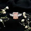 thumbnail image 4 of Rosec Jewels 5 Carat IGI Certified Lab Grown Pink Diamond Radiant Cut Engagement Ring - VS1 Clarity, 14K White Gold, US 6.50, 4 of 8