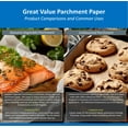 thumbnail image 3 of Great Value Non-Stick Parchment Paper, 50 Sq ft, 3 of 9