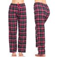 thumbnail image 2 of Womens Flannel Pajama Pants, Long Novelty Cotton Pj Bottoms, 2 of 6