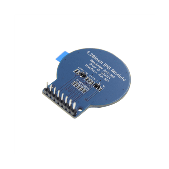 1.28 Inch Ips Full View TFT Display LCD Screen SPI Serial Port Round Screen 240X240 Resolution Color Screen Module