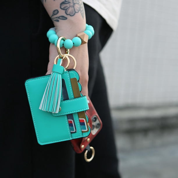 Brazalete Lvero Cartera Titur de de identificación Lvero Lvero Cadena Bor Monedero Accesorios de joyería de moda Turquesa Soledad Carteras de pulsera