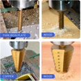 thumbnail image 2 of 6 Piece Set Titanium Coated Pagoda Drill Sawtooth Drill, 2 of 5