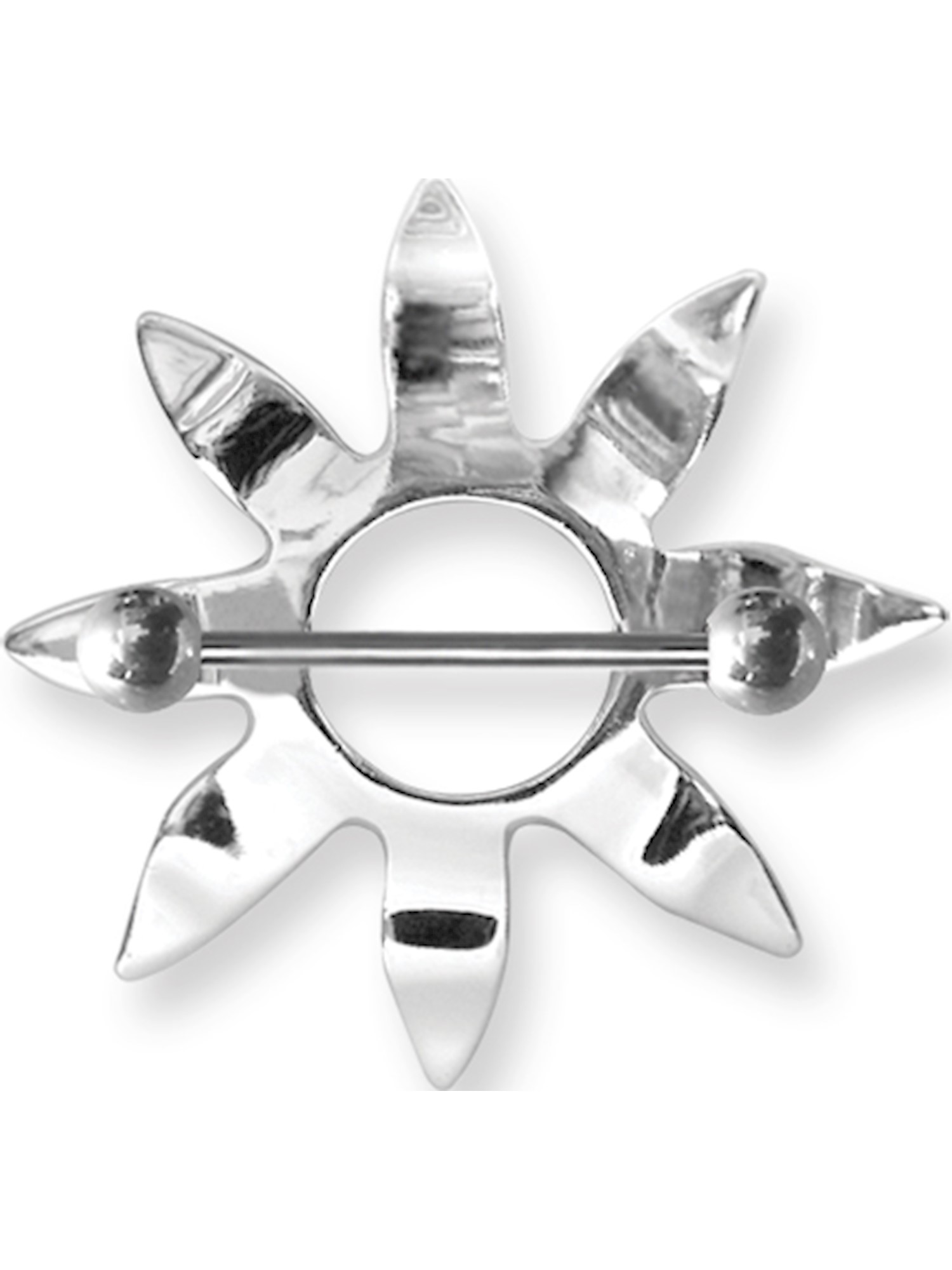 Designer Stainless Steel Surgical Stl Bb W Nipple Shield Made In China -Jewelry By Sweet Pea Creations