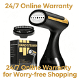 thumbnail image 6 of XIBUFE 2026 New Steamer for Clothes Foldable Travel Steamer for Clothes Portable Mini Easy to Store Steamer for Home and Travel 350 Ml Black for Home Travel Business Trips Vacations Garment Care, 6 of 7