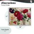thumbnail image 4 of Stupell Industries Bohemian Haiku Flower Vase Gray Framed Giclee Art, 14 x 11, by Annabelle Hall, 4 of 8