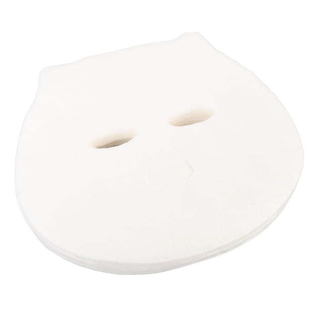 DIY Face Paper, Pure Cotton Ultra Thin Strong Water Absorption 200 Pcs Disposable Face Paper for Skin Care