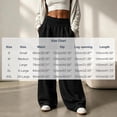 thumbnail image 2 of Luvrsol Pants for Women Wide Leg Sweatpants High Waist Loose Casual Solid Trousers with Side Pockets, Black S-2XL, 2 of 6