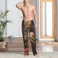 thumbnail image 2 of Sikiie Eerie Skull Holding Another Pajama Pants Men, PJ Bottoms, Sleep & Lounge Pants-Large, 2 of 6