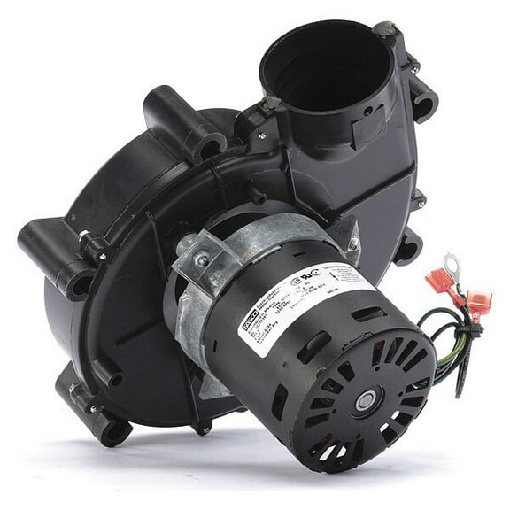 Fasco Induced Draft Furnace Blower, 115, Plastic, 9 in W, 7 7/8 in H A086