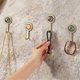 thumbnail image 3 of Heavy Duty Adhesive Hooks, 4Pcs Wall Mount Hangers Hanging Coat Hooks Decorative Towel Hangers for K, 3 of 5