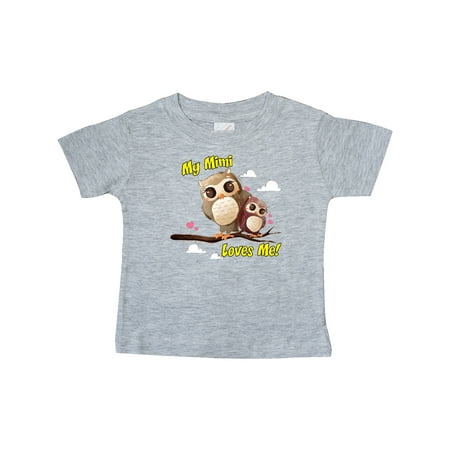 

Inktastic My Mimi Loves Me Owl Gift Baby Boy or Baby Girl T-Shirt