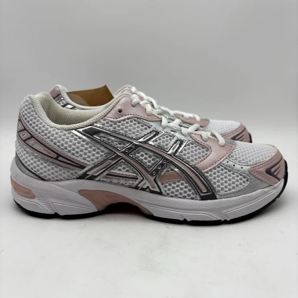 Asics Gel-1130 White Neutral Pink Running Shoes Unisex Size 5M/6.5W 1202A164-117