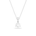 thumbnail image 2 of Swarovski Pendentif Solitaire - Blanc - Plaqué Rhodium -, 2 of 3
