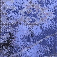 thumbnail image 1 of Ahgly Company Machine Washable Indoor Square Abstract Blue Modern Area Rugs, 5' Square, 1 of 4