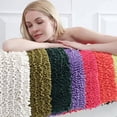 thumbnail image 2 of FFIY Luxury Chenille Bathroom Rug, Non Slip Bath Mat (17x24 Inch Hunter Green) Water Absorbent Soft Plush Shaggy Microfiber Rugs, Machine Washable Dry Extra Thick Small Carpet for Shower Floor, 2 of 9