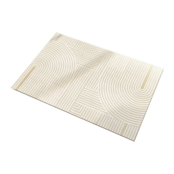 Extra Thick 0.4in Diatomaceous Earth Bath Mat Modern Luxury Bathroom Shower Sink Floor Mat Super Absorbent Fast-Drying Non-Slip Bathroom Rug for Door Entrance Washroom Decor (Grey)