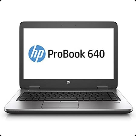 HP PROBOOK 640 G2 14 Inch Business Laptop, Intel Core i5-6300U up to 3.0GHz, 8G DDR4, 256G SSD, DVD, WiFi, USB 3.0, VGA, Display Port, Windows 10 64 Bit Multi-Language Supports En/Fr/Sp (used)