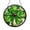 Acrylic 3.5 Inch, variant on Decorative Four Leaf Clover Ladybug Suncatcher Window Hanging, Botanical Green Clover Window Ornament With Nature Inspired Ladybug Design