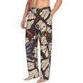 thumbnail image 3 of Kdxio Vector Butterflies Print Men's Sleep Pajama Pant Lounge Pants with Pockets, 3 of 8