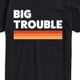 thumbnail image 3 of Instant Message - Big Trouble - Men's Short Sleeve Graphic T-Shirt, 3 of 6