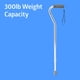thumbnail image 2 of Bastón Medline de aluminio cromado con desplazamiento, se ajusta de 73 a 96 cm y soporta hasta 136 kg. Ayuda a la movilidad y proporciona equilibrio a adultos mayores., 2 of 5