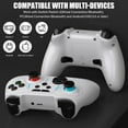 thumbnail image 4 of Wireless Controller Compatible with Switch 2, Switch Controller with Dual Vibration, Turbo, Motion, Programmable, Compatible for PC/IOS/Android, White, 4 of 9