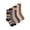Black/Brown, variant on Women's Fluffy Dream Crew Socks, 6-Pack, One Size